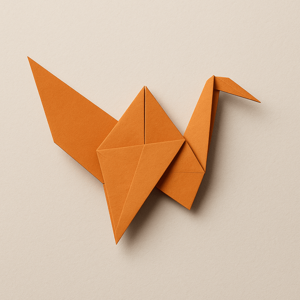 Origami-Kranich